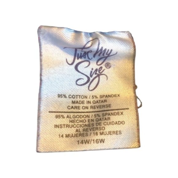 JUST MY SIZE Women's STRETCH Tank Top -14W/16W - Picture 5 of 5